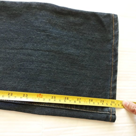 Michael Kors Boot Cut Dark Wash Low Rise Jeans Sz4 - Picture 8 of 11